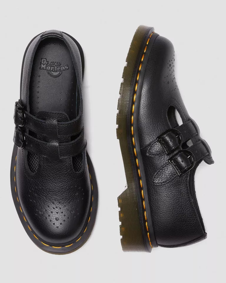 Dr. Martens Women 8065 Virginia Leather Mary Jane Shoes  -   Black — Virginia