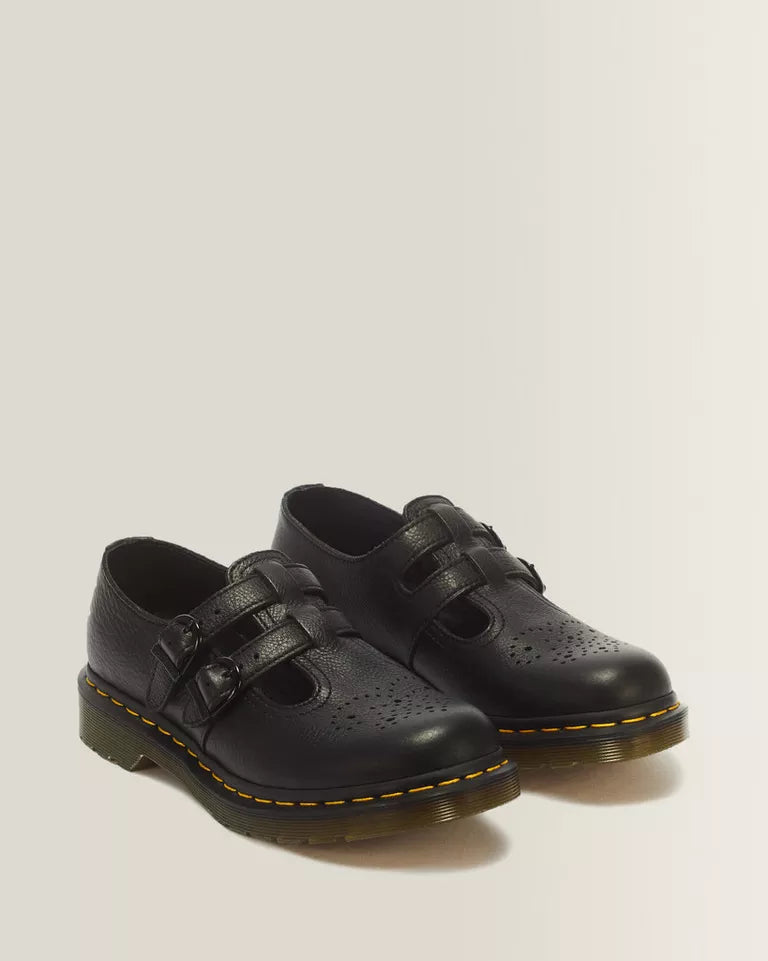 Dr. Martens Women 8065 Virginia Leather Mary Jane Shoes  -   Black — Virginia