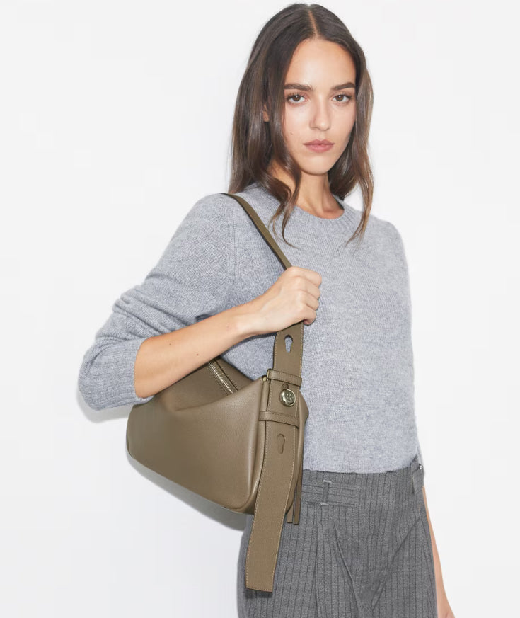 TORY BURCH ROMY SHOULDER BAG - WILD MUSHROOM