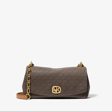 Michael Kors Bryant Small Signature Logo Convertible Shoulder Bag-BRN/ACORN
