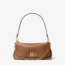 Michael Kors Bryant Large Textured Leather Convertible Shoulder Bag-LUGGAGE