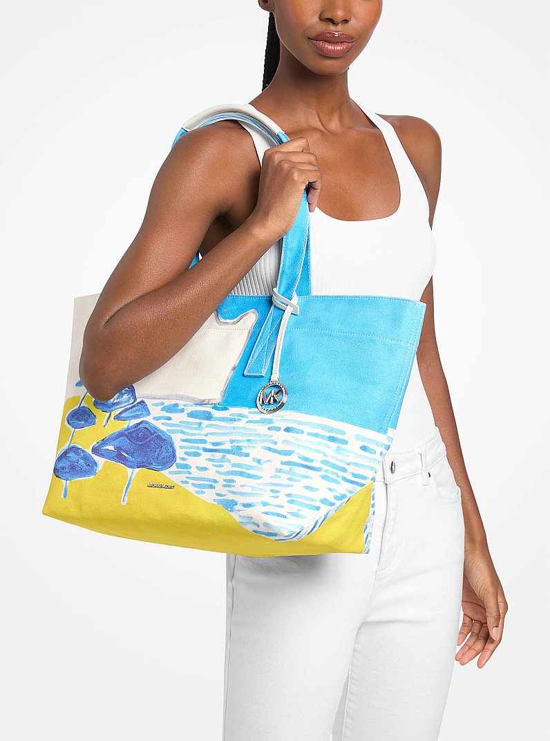 Michael Kors Michael Kors X Christina Zimpel Large Cotton Canvas