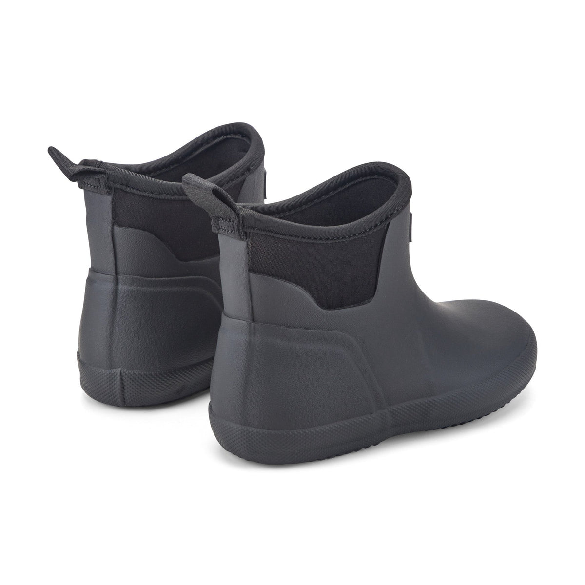 Hunter Little Kids Finley Pull On Waterproof Rain Boots-Black