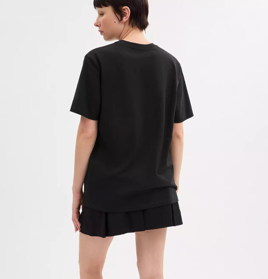 Coach Signature T Shirt In Organic Cotton - Black