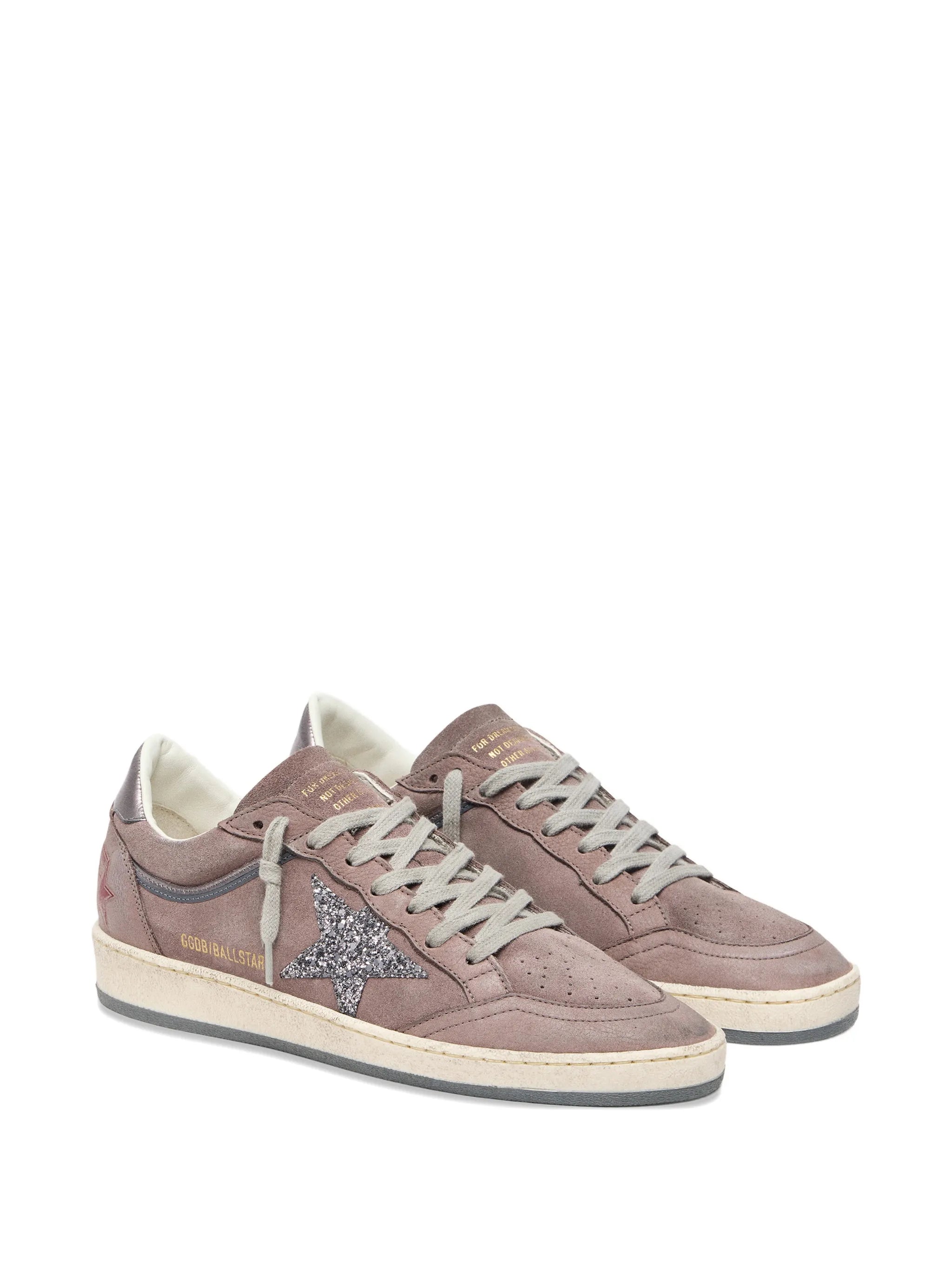 Golden Goose Ball Star Glitter-Embellishment Sneakers