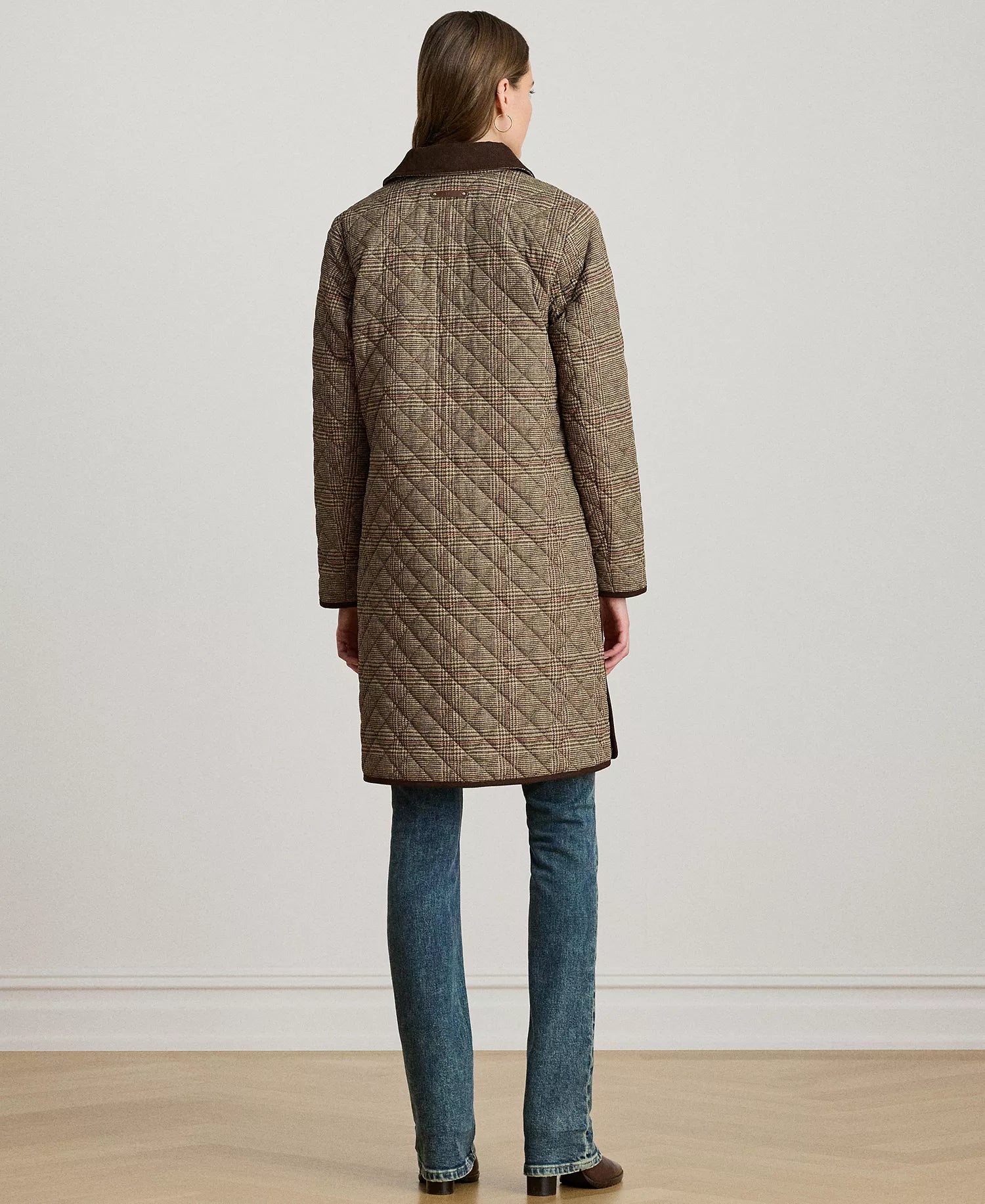 Ralph Lauren Women's Quilted Coat - Heritage Plaid