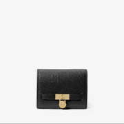 Michael Kors Hamilton Moderne Small Leather Wallet- BLACK