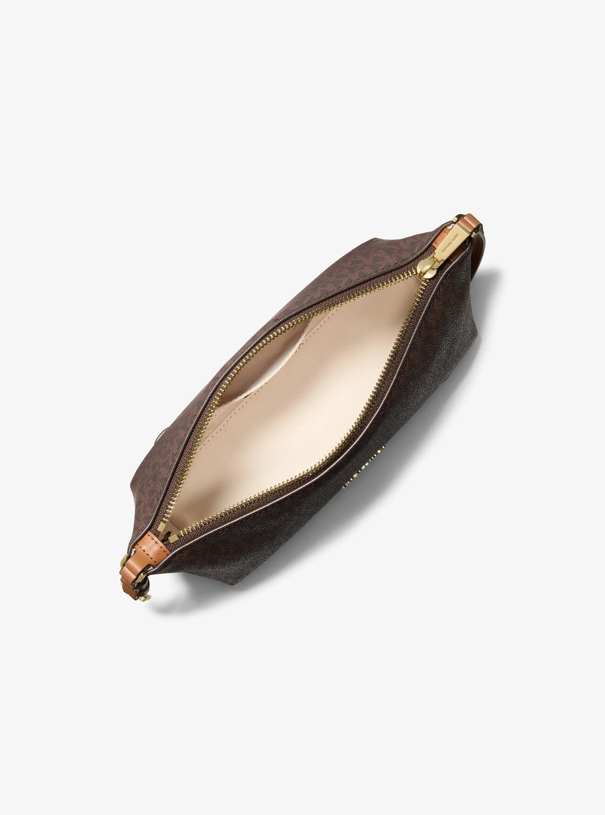 Michael Kors Laila Small Signature Logo Pochette-BRN/ACORN