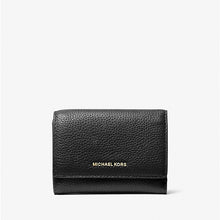 Michael Kors Bryant Medium Pebbled Leather Wallet-BLACK