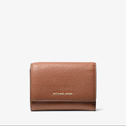Michael Kors Bryant Medium Pebbled Leather Wallet-LUGGAGE