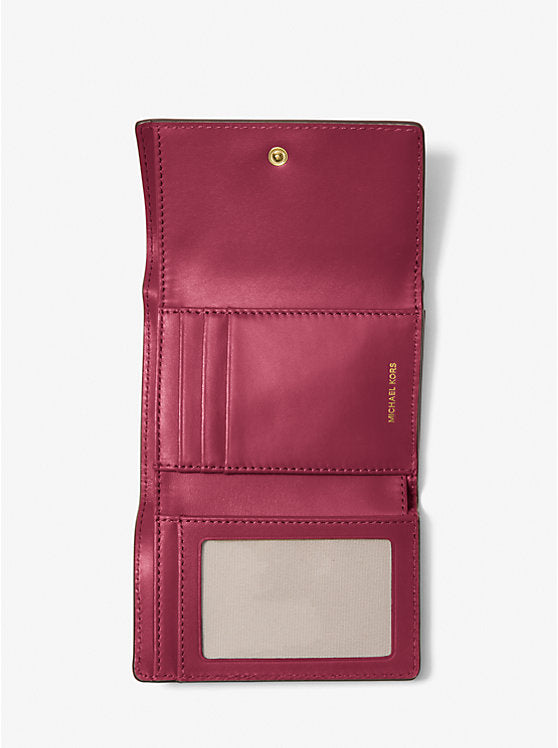 Michael Kors Bryant Medium Pebbled Leather Wallet-MULBERRY
