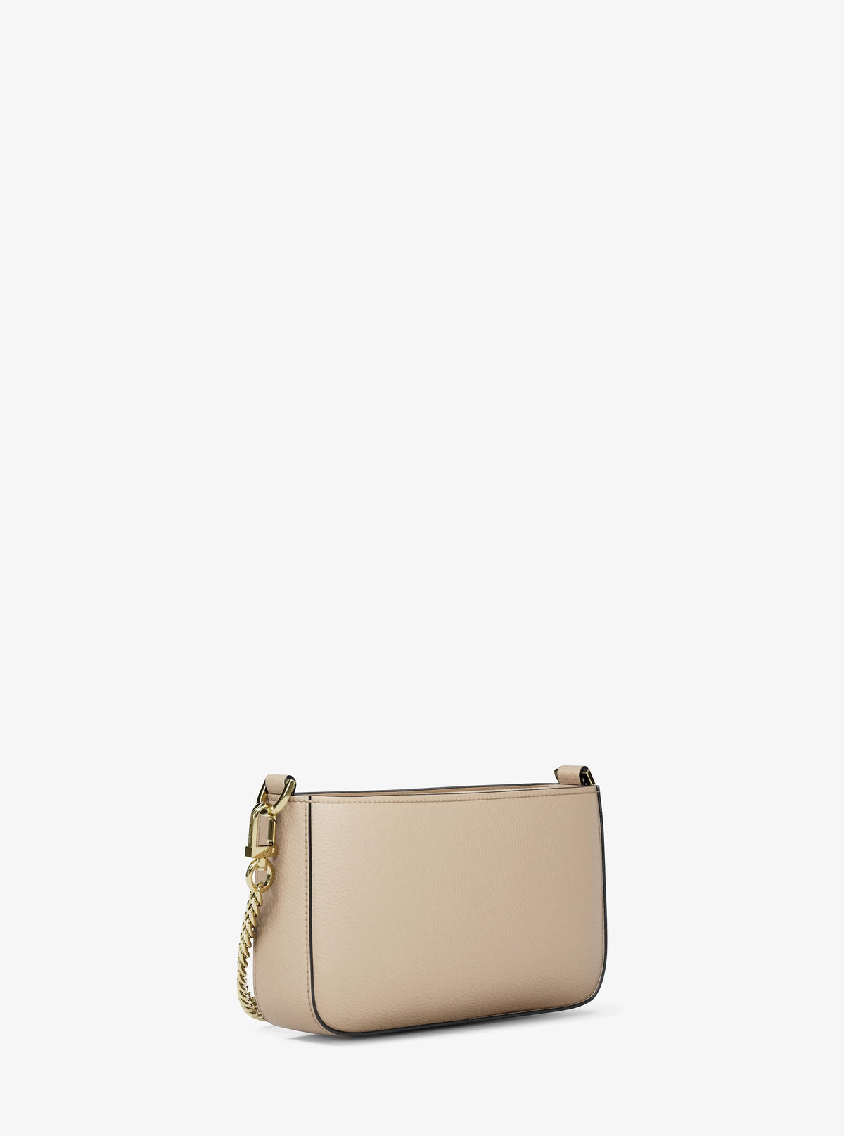 Michael Kors Bryant Small Pebbled Leather Convertible Pochette-KHAKI