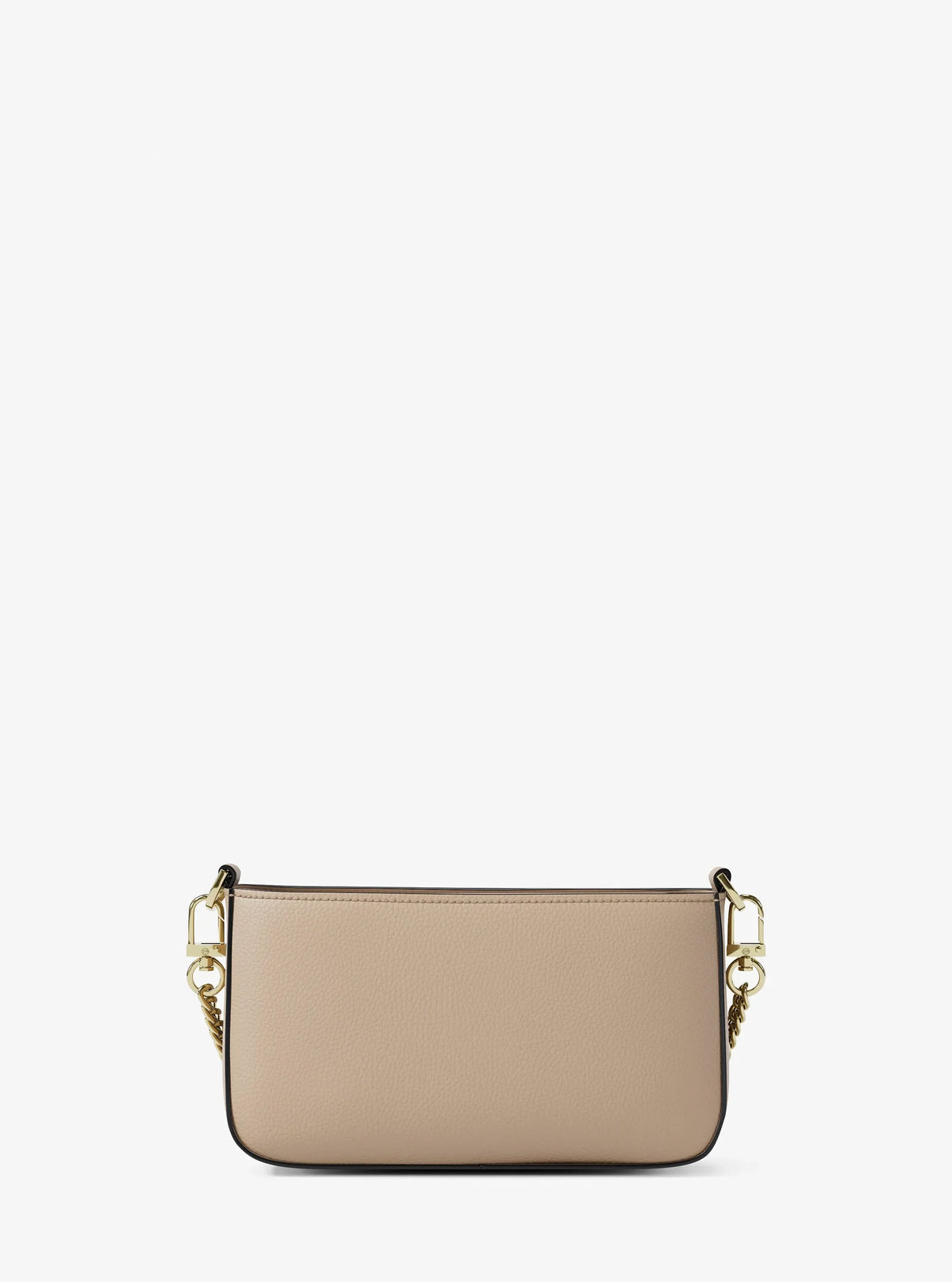 Michael Kors Bryant Small Pebbled Leather Convertible Pochette-KHAKI