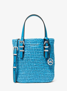 Michael Kors Quinn Extra-Small Hand-Crocheted Crossbody Bag- MILOS BLUE