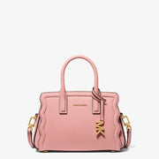 Michael Kors Laila Extra-Small Pebbled Leather Convertible Crossbody Bag-PRIMROSE