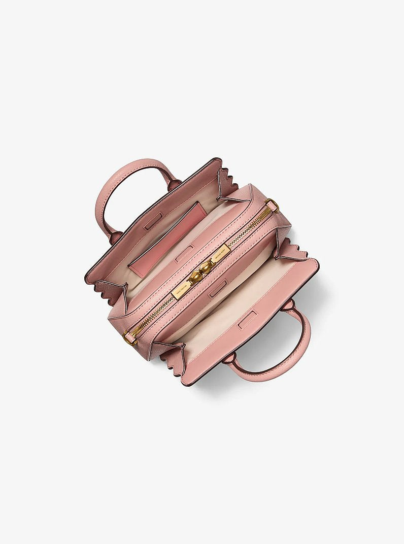 Michael Kors Laila Extra-Small Pebbled Leather Convertible Crossbody Bag-PRIMROSE