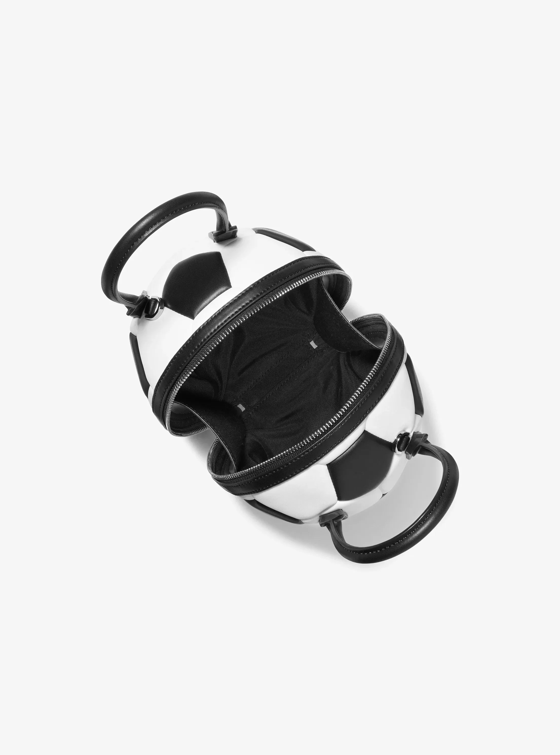Michael Kors Soccer Ball Crossbody Bag-BLACK COMBO