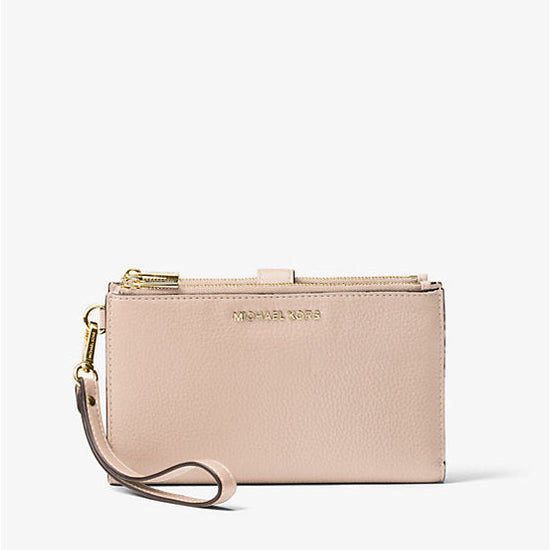 Michael Kors Adele Leather Smartphone Wallet-SOFT PINK