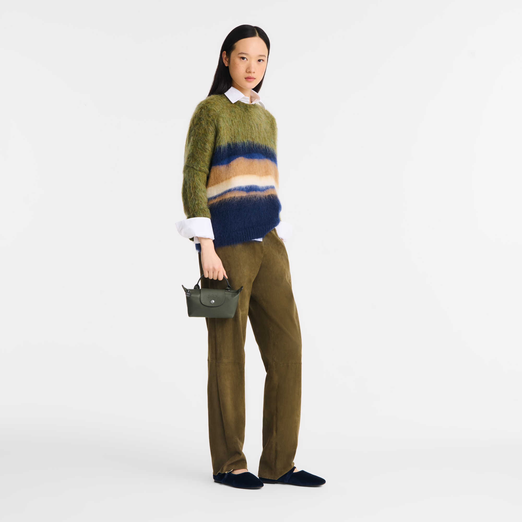 Longchamp Le Pliage Xtra XS Pouch -Fir - Leather