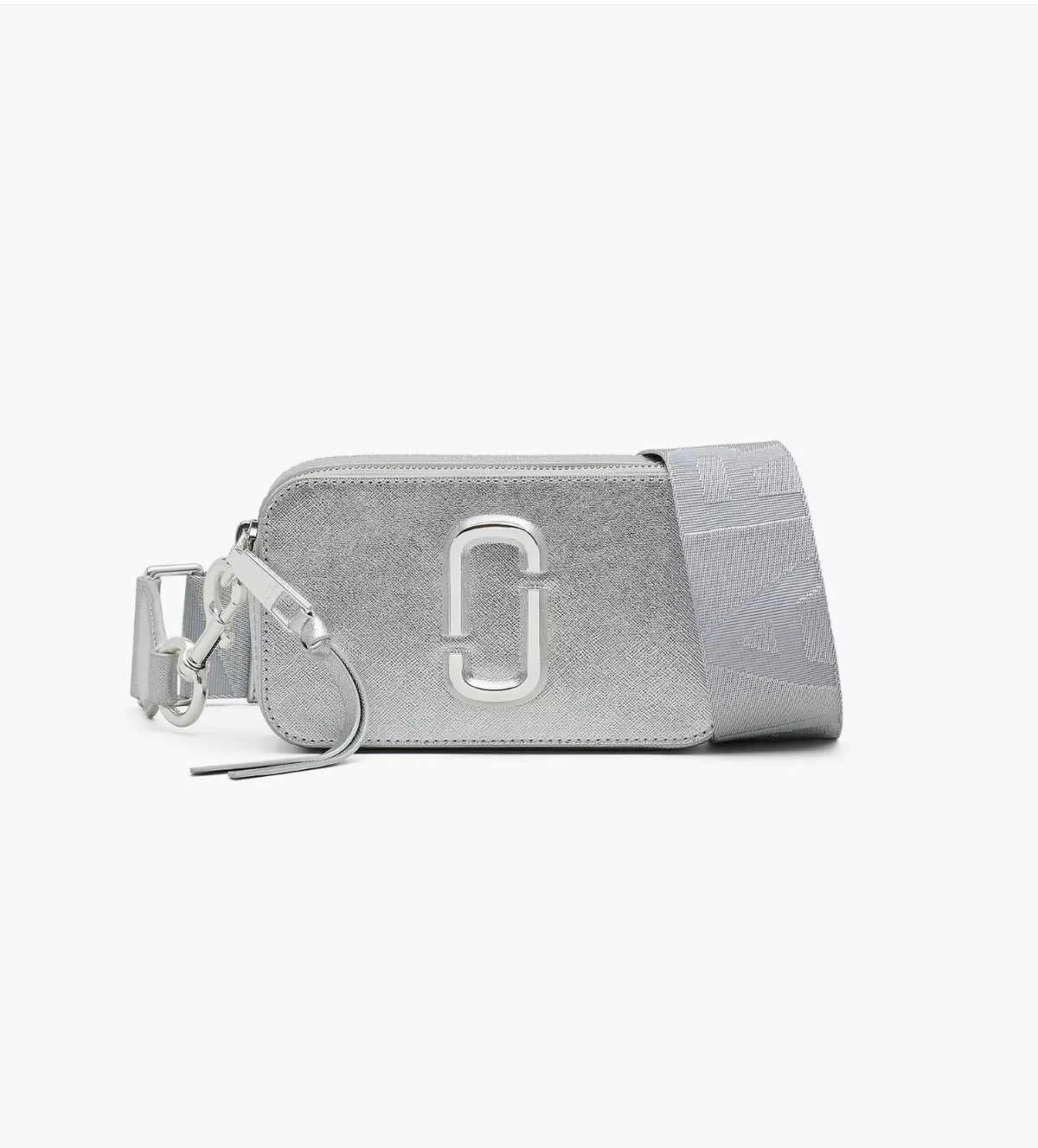 Marc Jacobs Snapshot Metallic Silver Kadın Deri Çanta  - HEMEN TESLİMDE