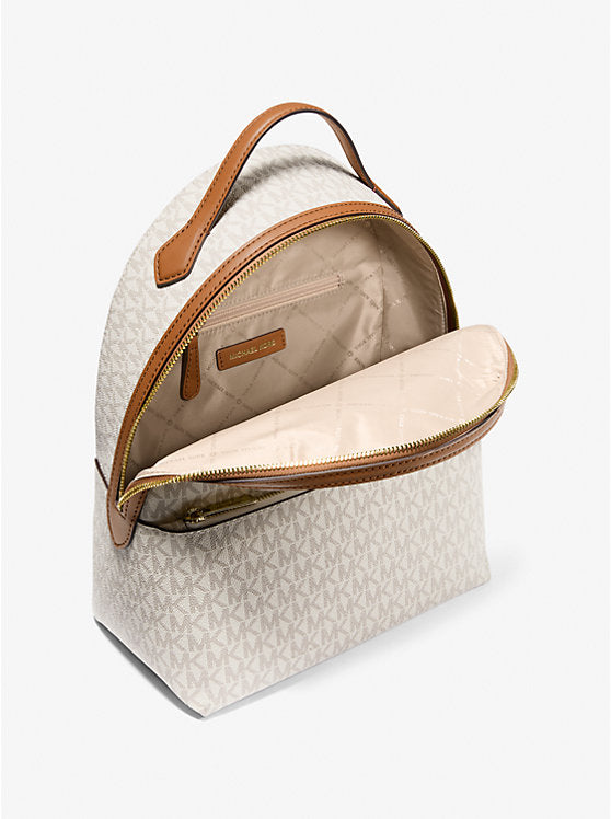 Michael Kors Sheila Medium Logo Backpack Vanilla