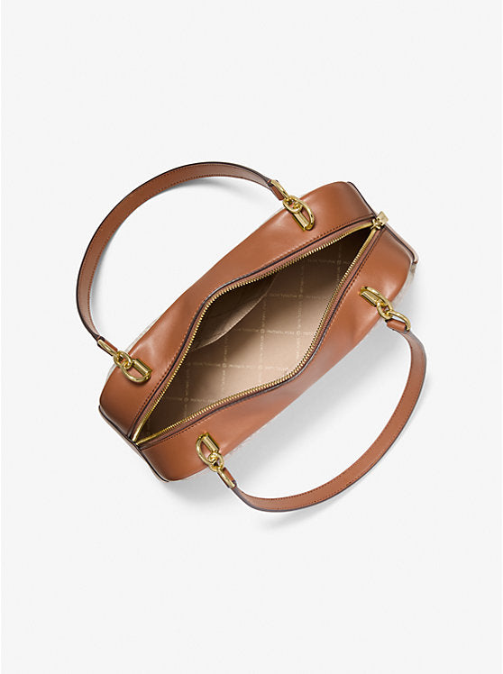 Michael Kors Cecily Medium Signature Logo Shoulder Bag-VANILLA