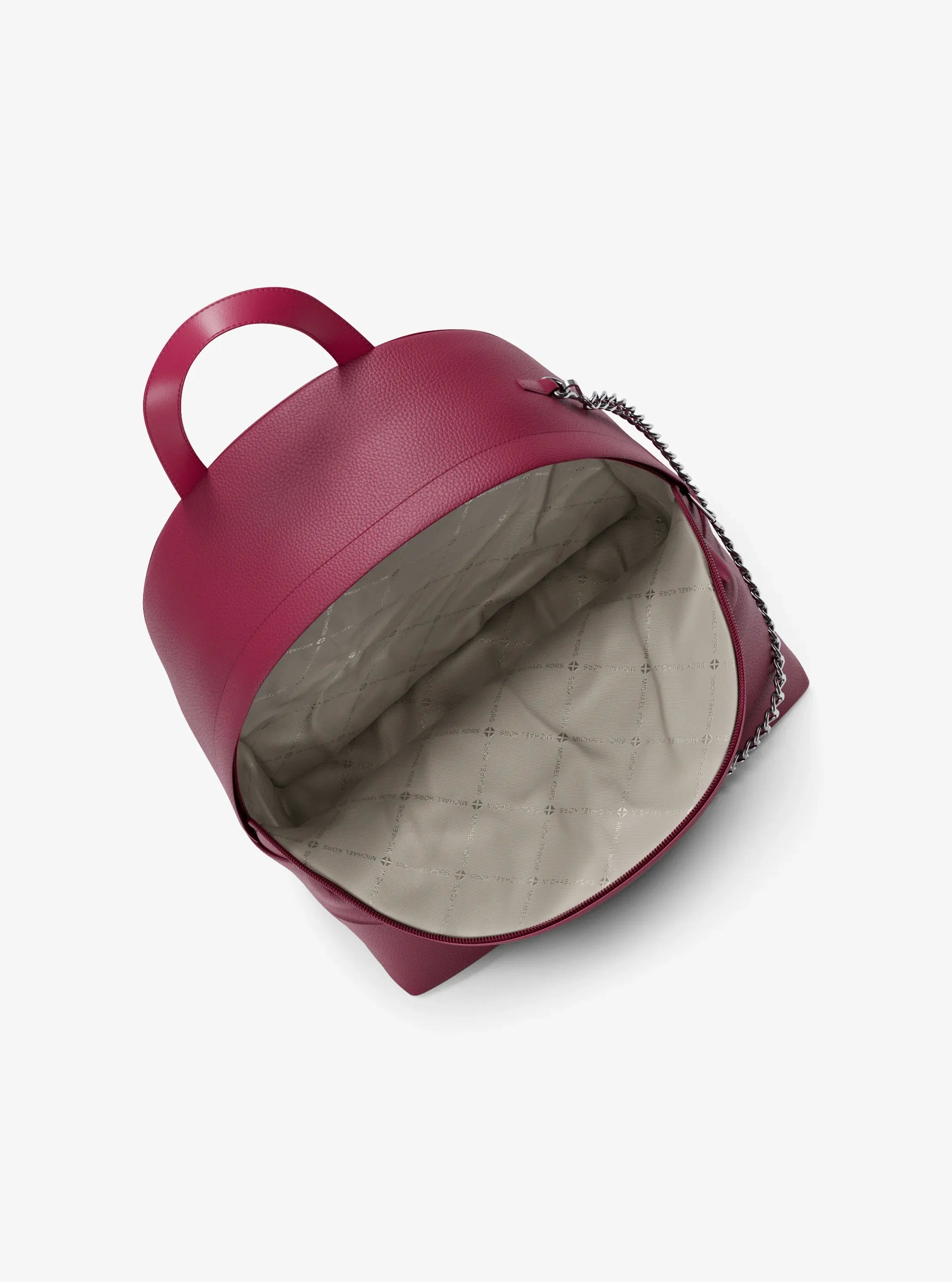 Michael Kors Slater Medium Backpack-DK RASPBERRY