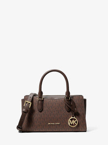 Michael Kors Arden Small Signature Logo Messenger Bag - Nutmeg