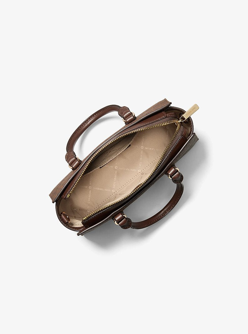Michael Kors Arden Small Signature Logo Messenger Bag - Nutmeg