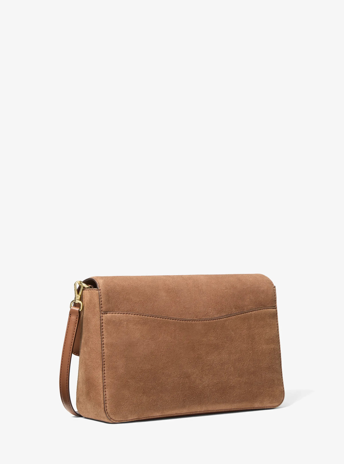 Michael Kors Kacey Large Convertible Crossbody Bag-LUGGAGE
