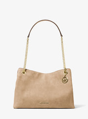 Michael Kors Christina Medium Messenger Bag-CAMEL