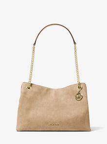 Michael Kors Christina Medium Messenger Bag-CAMEL