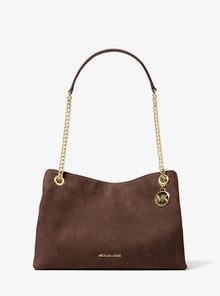 Michael Kors Christina Medium Messenger Bag-NUTMEG