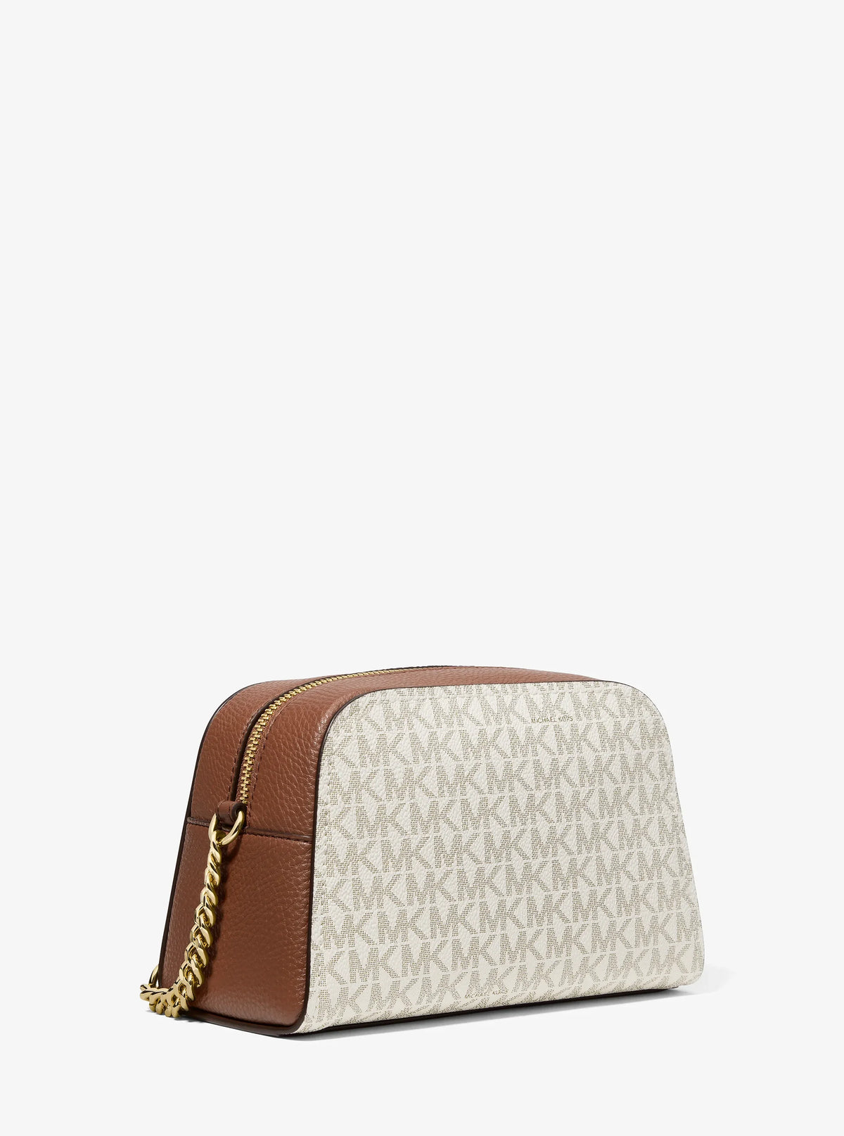 Michael Kors Ashton Extra-Small Signature Logo Camera Crossbody Bag-VANILLA