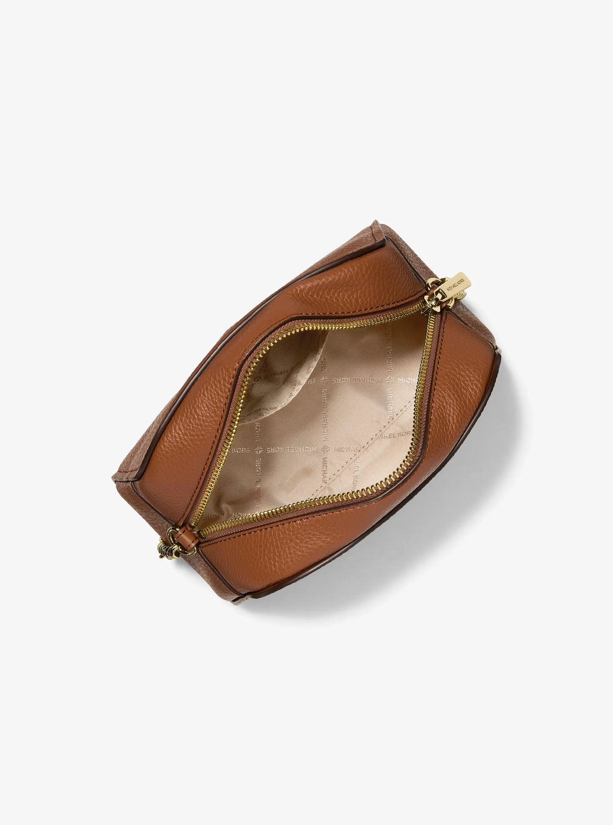 Michael Kors Ashton Extra-Small Signature Logo Camera Crossbody Bag-BROWN