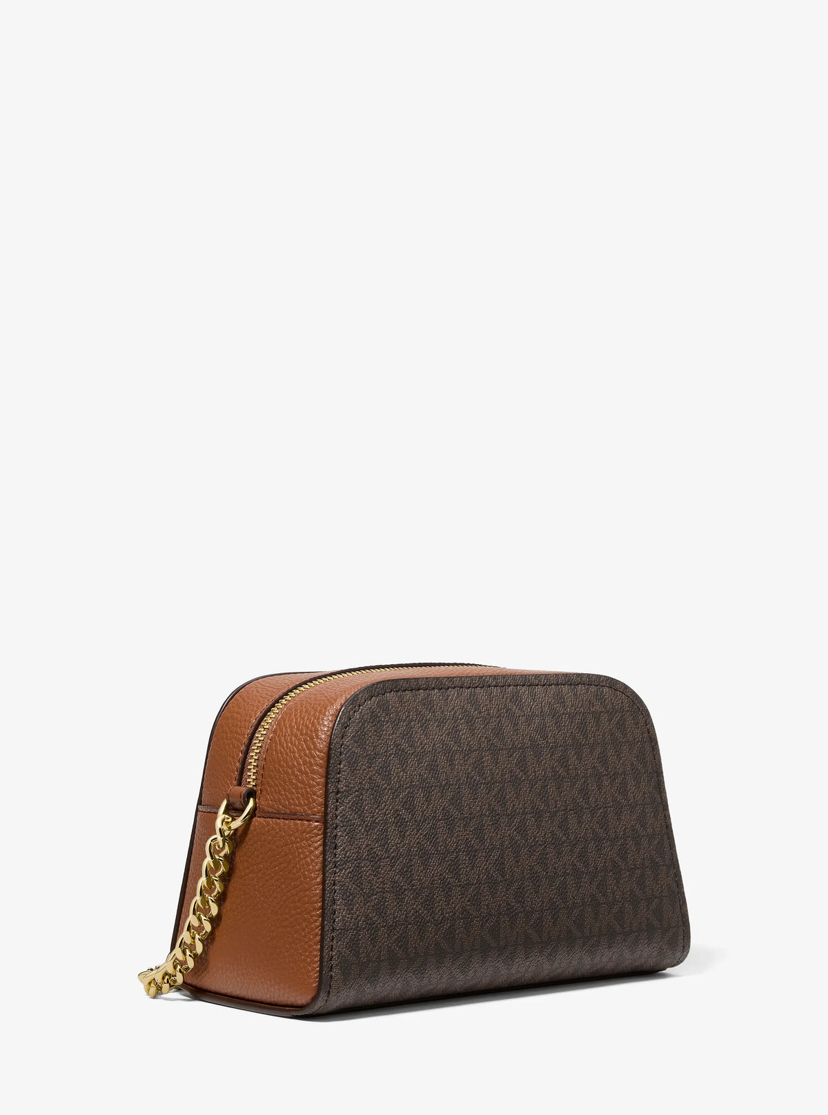 Michael Kors Ashton Extra-Small Signature Logo Camera Crossbody Bag-BROWN