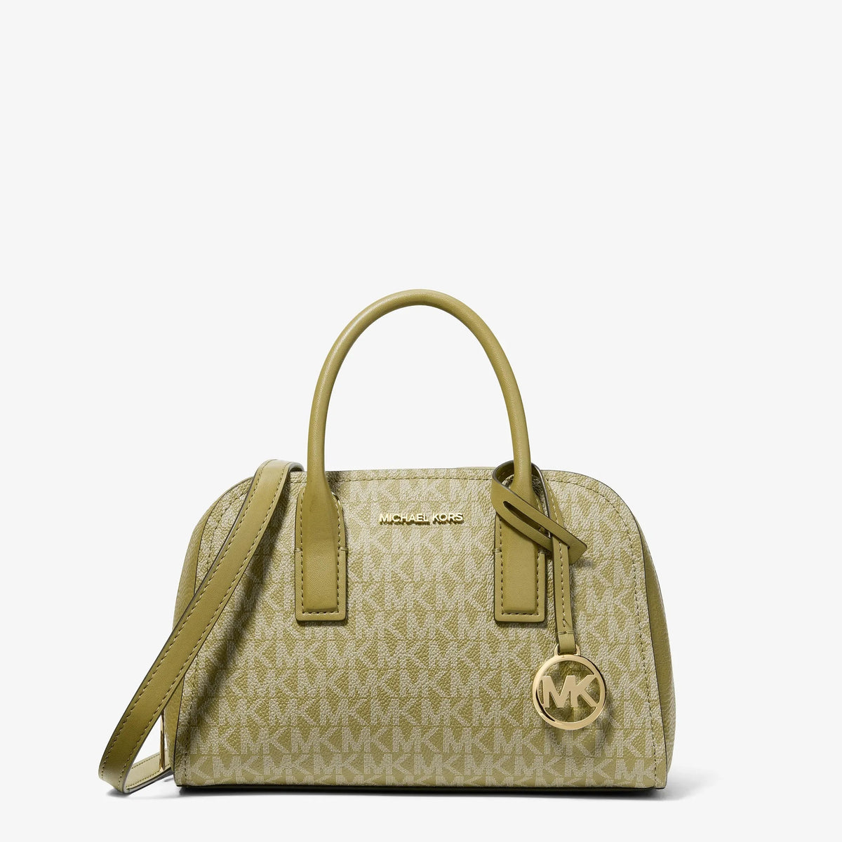 Michael Kors Ashton Small Signature Logo Messenger Bag-OREGANO