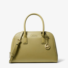 Michael Kors Ashton Medium Satchel- OREGANO