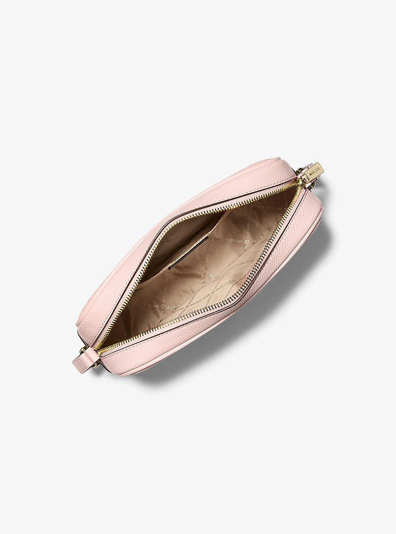 Michael Kors Jet Set Travel Large Signature Logo Camera Crossbody Bag-POWDER BLUSH
