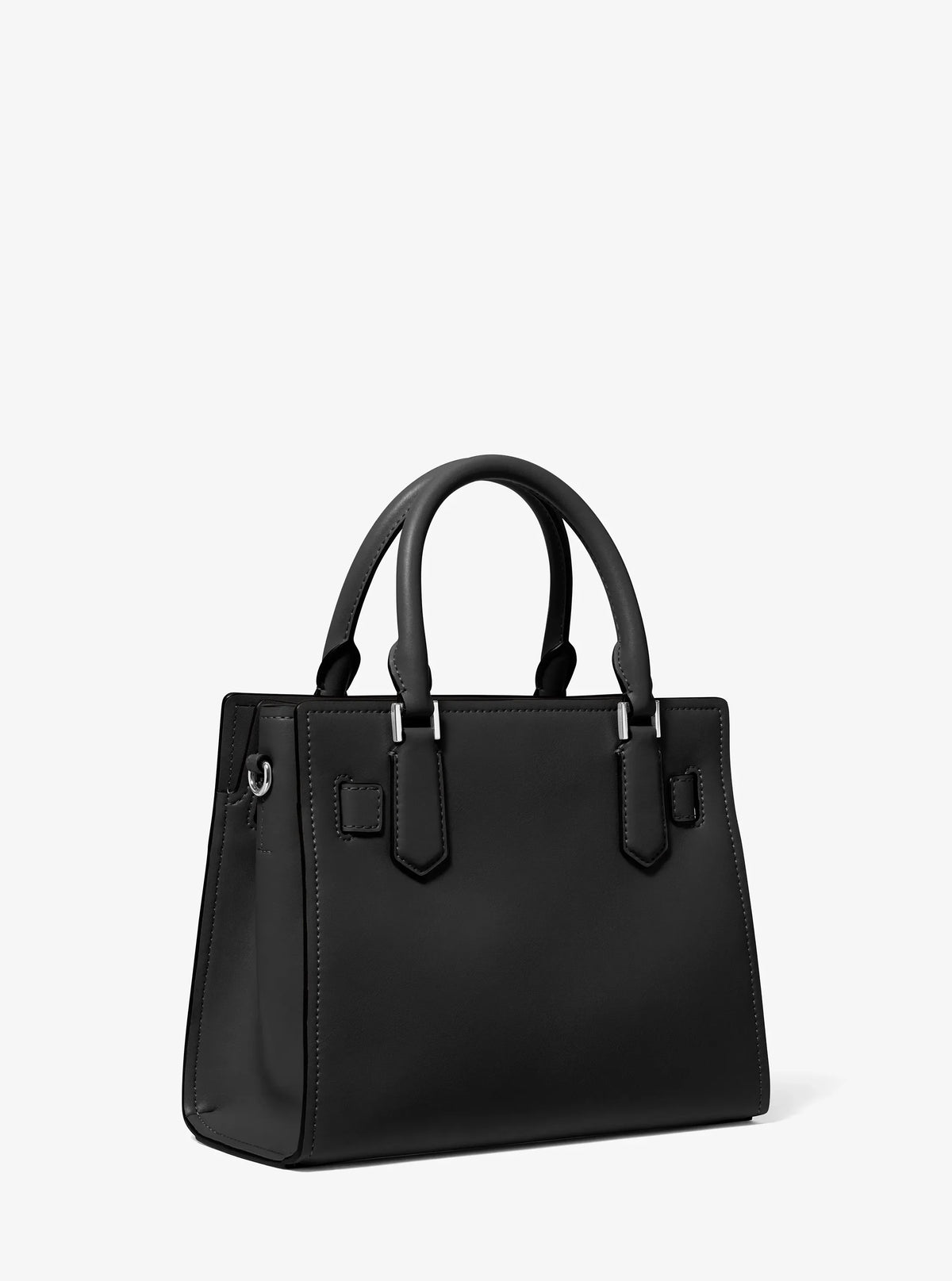 Michael Kors Landon Small Convertible Satchel-BLACK