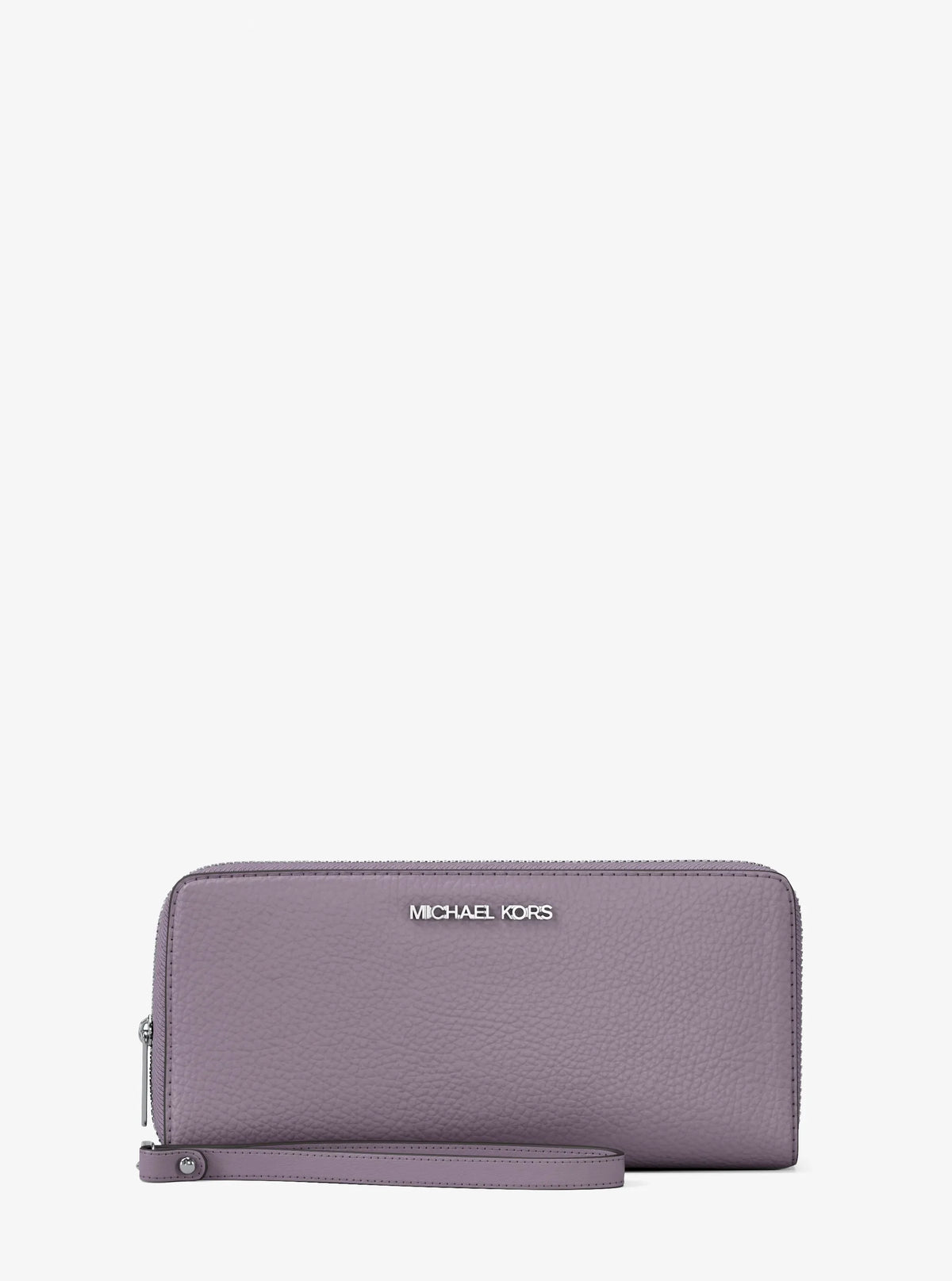 Michael Kors Large Pebbled Leather Continental Wallet- LILAC