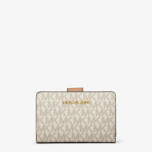 Michael Kors Medium Signature Logo Wallet-VANILLA