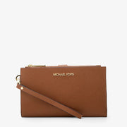 Michael Kors Jet Set Large Leather Smartphone Wristlet Wallet-LUGGAGE