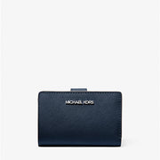 Michael Kors Medium Saffiano Leather Wallet-NAVY