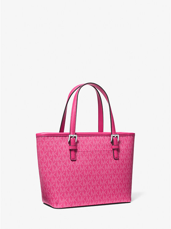 Michael Kors Jet Set Travel Extra-Small Logo Top-Zip Tote Bag-DRAGONFRUIT