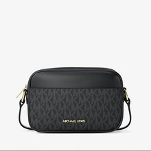Michael Kors Jet Set Small Signature Logo Camera Crossbody-BLACK