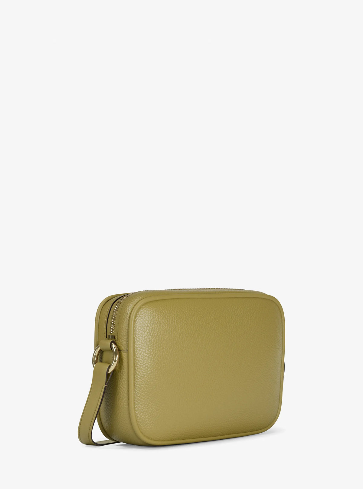 Michael Kors Jet Set Large Pebbled Leather Camera Crossbody Bag-OREGANO