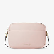 Michael Kors Jet Set Large Pebbled Leather Camera Crossbody Bag-POWDER BLUSH