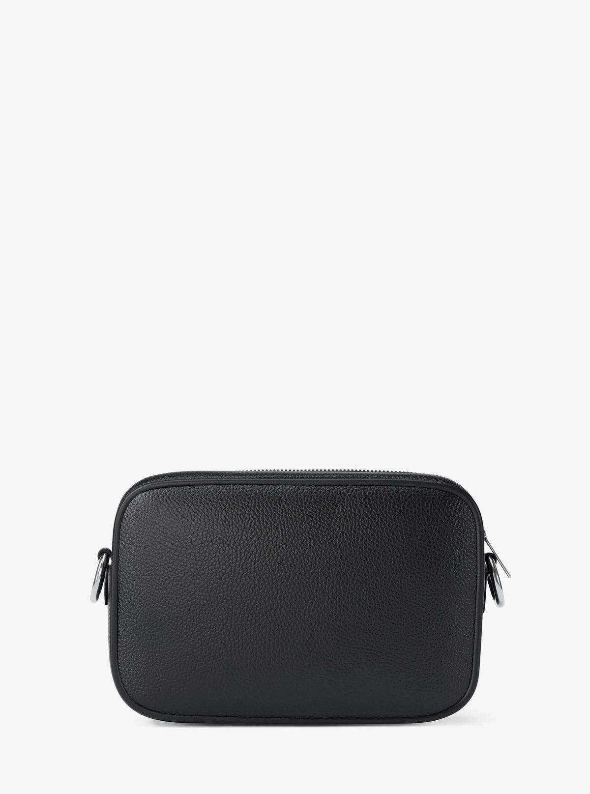 Michael Kors Jet Set Large Pebbled Leather Camera Crossbody Bag-BLACK