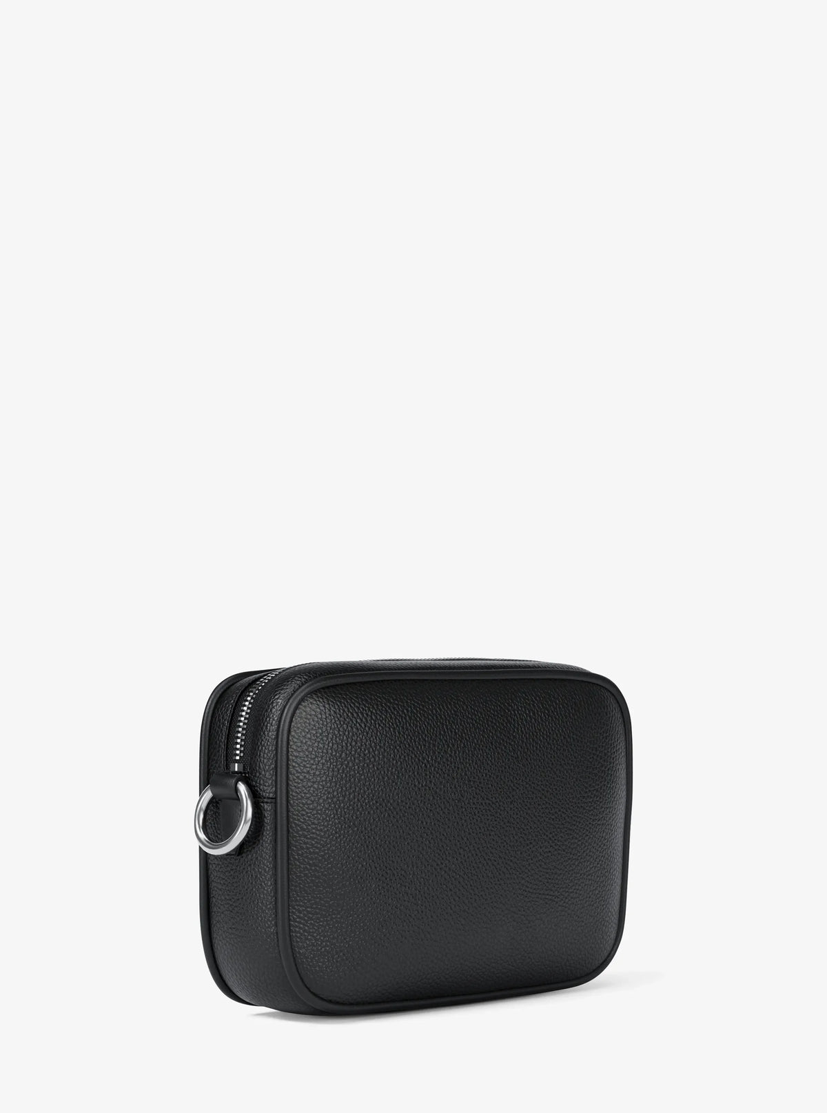 Michael Kors Jet Set Large Pebbled Leather Camera Crossbody Bag-BLACK